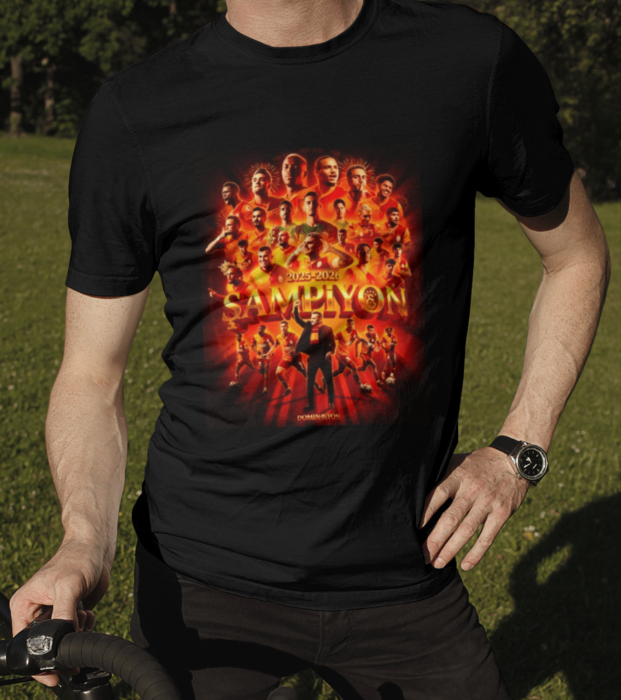 Galatasaray 2025 2026 Şampiyon Süper Lig Dominasyon 26th Win Celebration T-Shirt