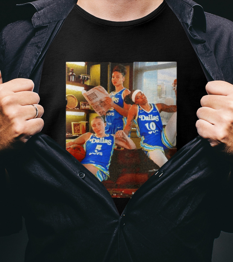 Dallas Wings 2026 Azzi Fudd Paige Bueckers Aziaha James Basketball Photo T-Shirt