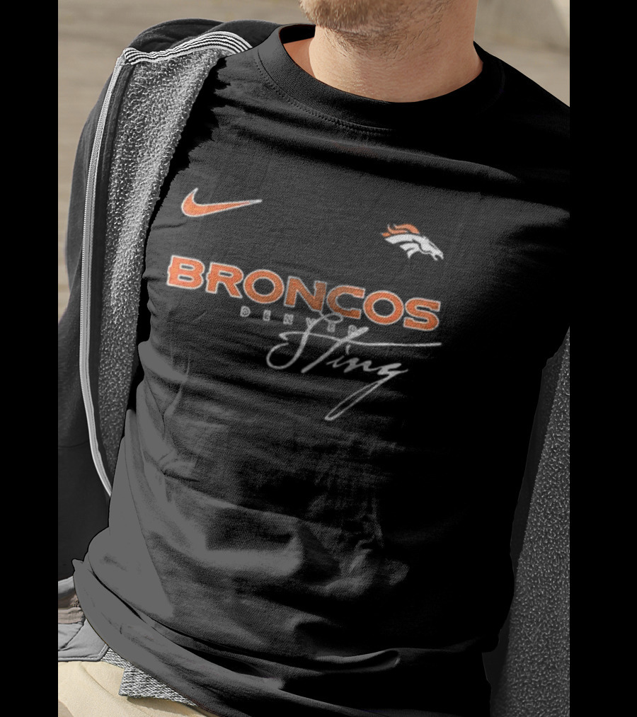 Nike Denver Broncos Sting Collaboration T-Shirt