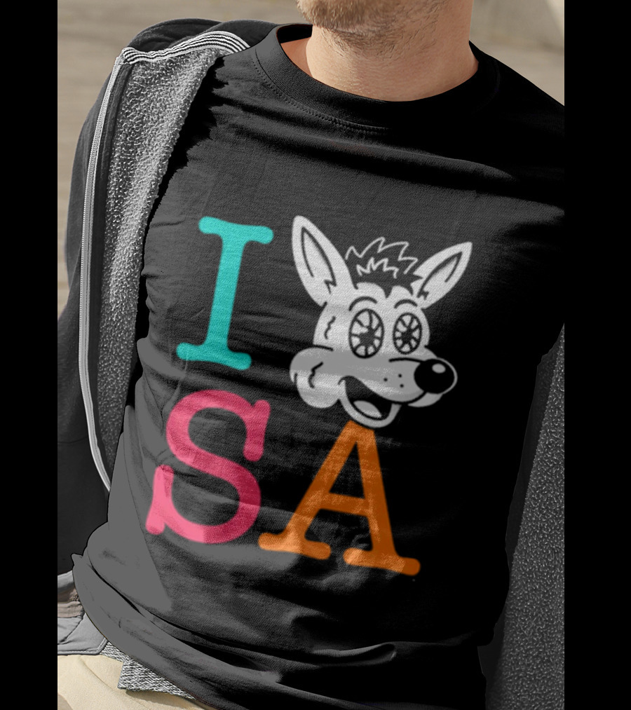 I Love SA Coyote Spurs Basketball T-Shirt