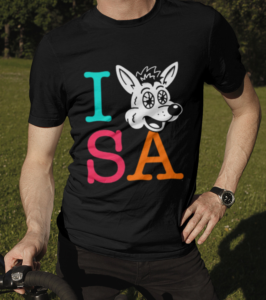 I Love SA Coyote Spurs Basketball T-Shirt
