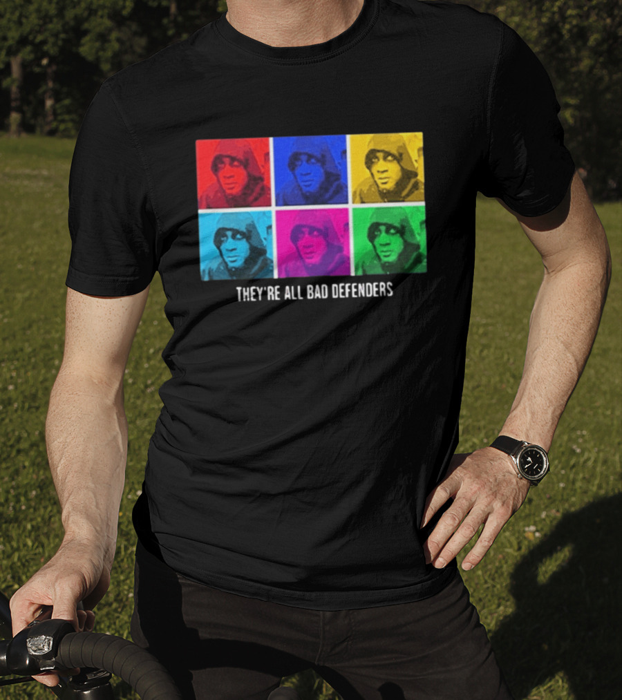 Jaden McDaniels Pop Art Style They're All Bad Defenders T-Shirt