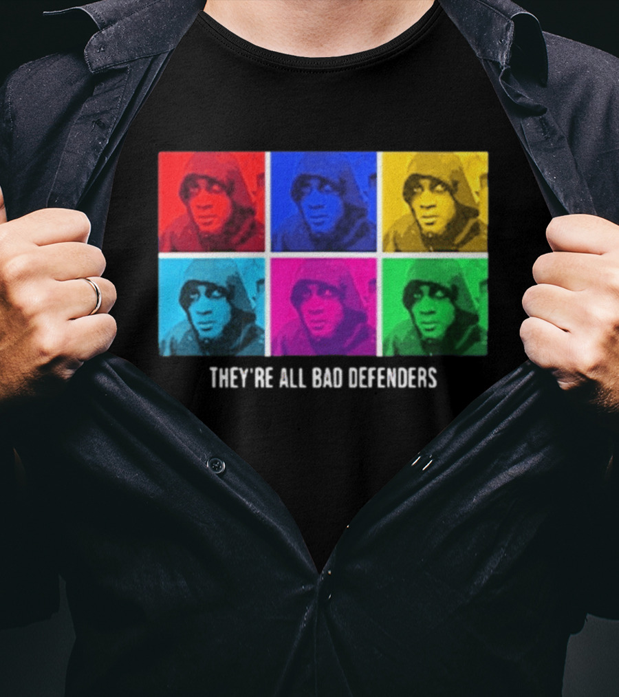 Jaden McDaniels Pop Art Style They're All Bad Defenders T-Shirt