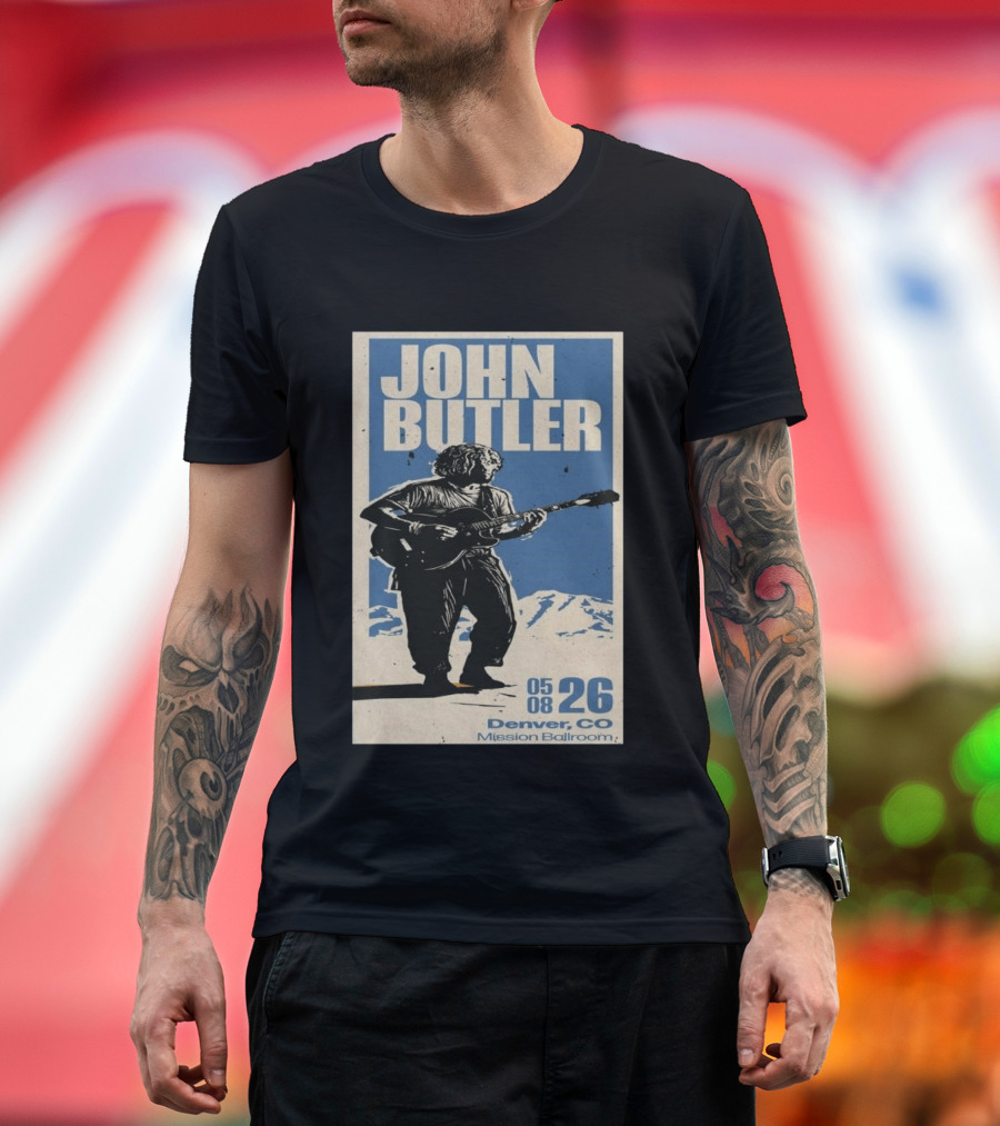 John Butler May 8 2026 Denver CO Mission Ballroom T-Shirt