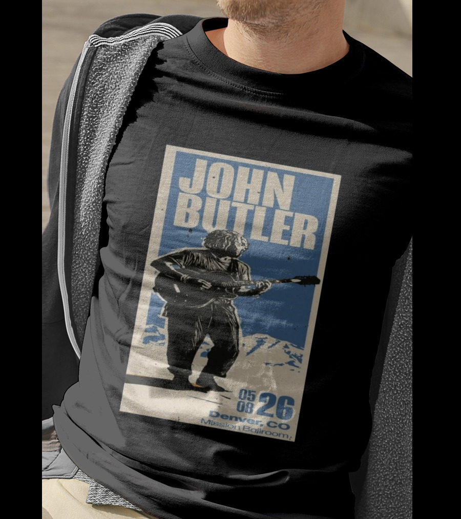 John Butler May 8 2026 Denver CO Mission Ballroom T-Shirt