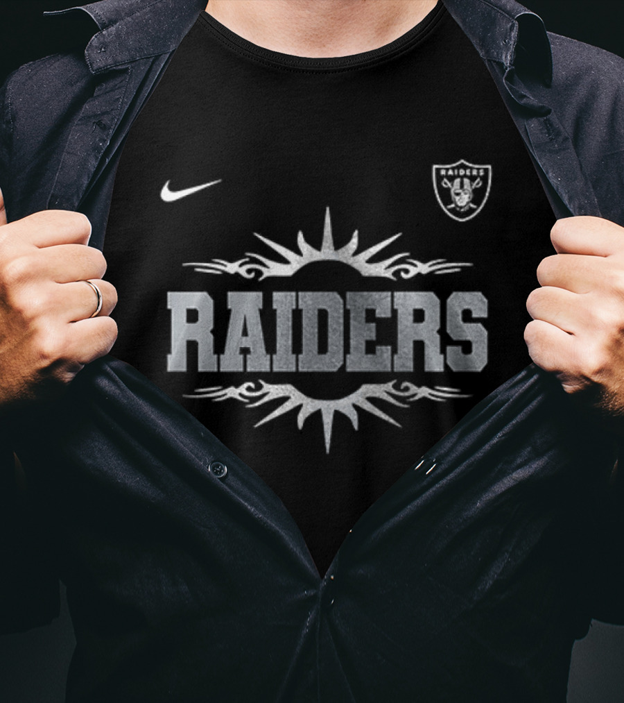 Las Vegas Raiders Nike Logo I Stand With Jason Aldean T-Shirt