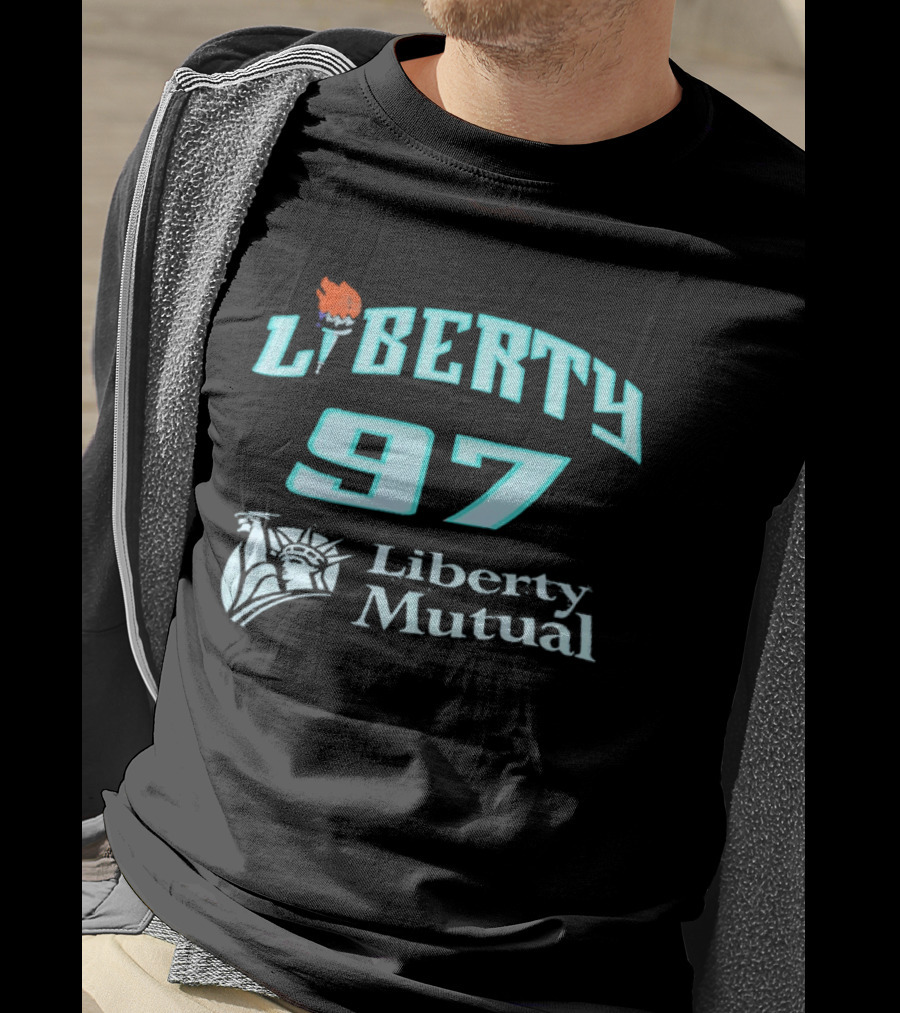 New York Liberty 97 Basketball WNBA Liberty Mutual T-Shirt