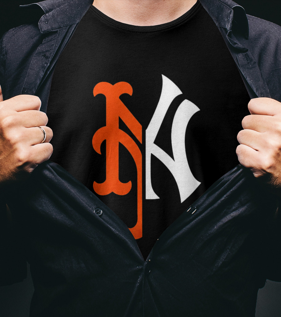 New York Mets Subway Series 2026 NY Logo Giveaway T-Shirt