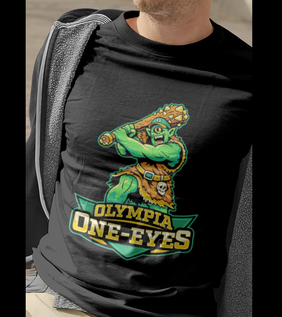 Olympia One Eyes Cyclops With Spiked Mace T-Shirt
