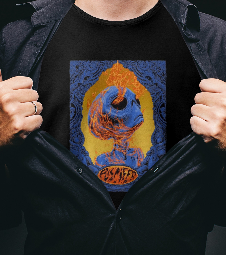 Puscifer Concert 2026 Moda Center Portland Alien Flame T-Shirt
