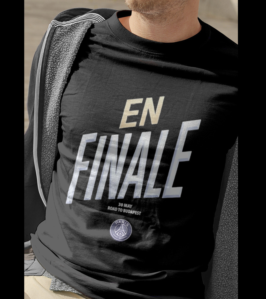 Paris Saint Germain En Finale Budapest 2026 T-Shirt