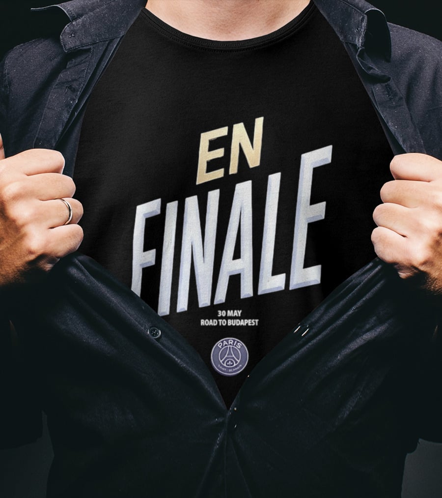 Paris Saint Germain En Finale Budapest 2026 T-Shirt
