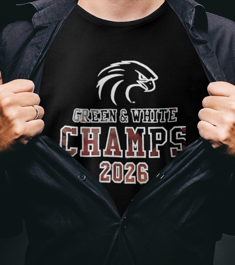Philadelphia Eagles Green White Champs 2026 T-Shirt