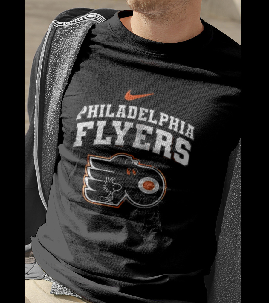 Philadelphia Flyers X Peanuts Snoopy Collaboration Believe Nike T-Shirt