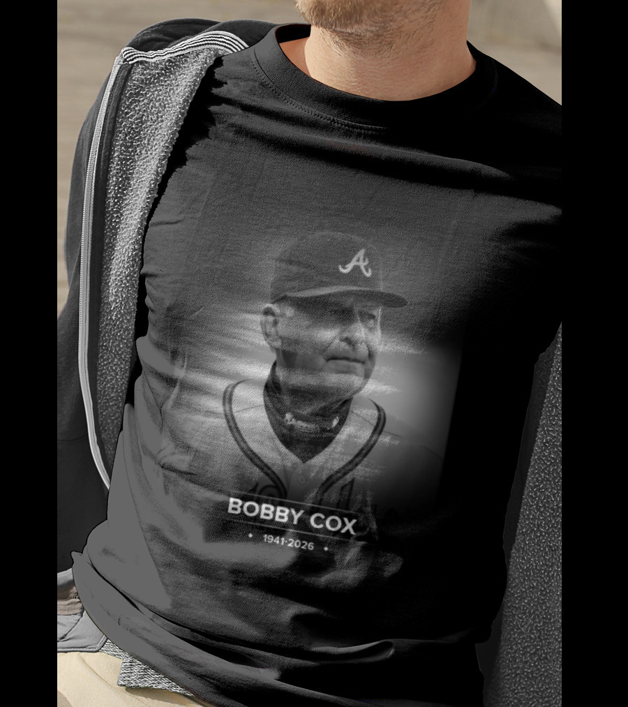 Bobby Cox 1941 2026 Atlanta Braves Manager Legacy T-Shirt