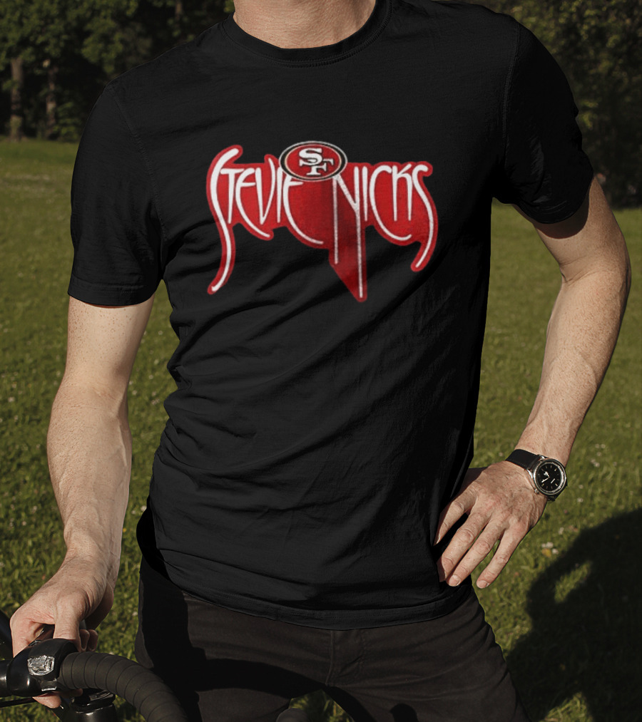 San Francisco 49ers X Stevie Nicks Collaboration SF T-Shirt