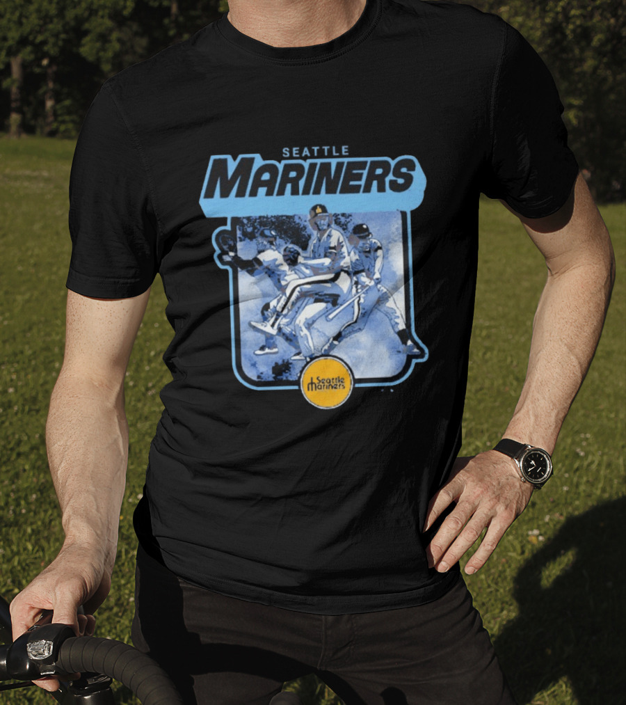 Seattle Mariners Retro Cooperstown Collection Baseball Team Players T-Shirt