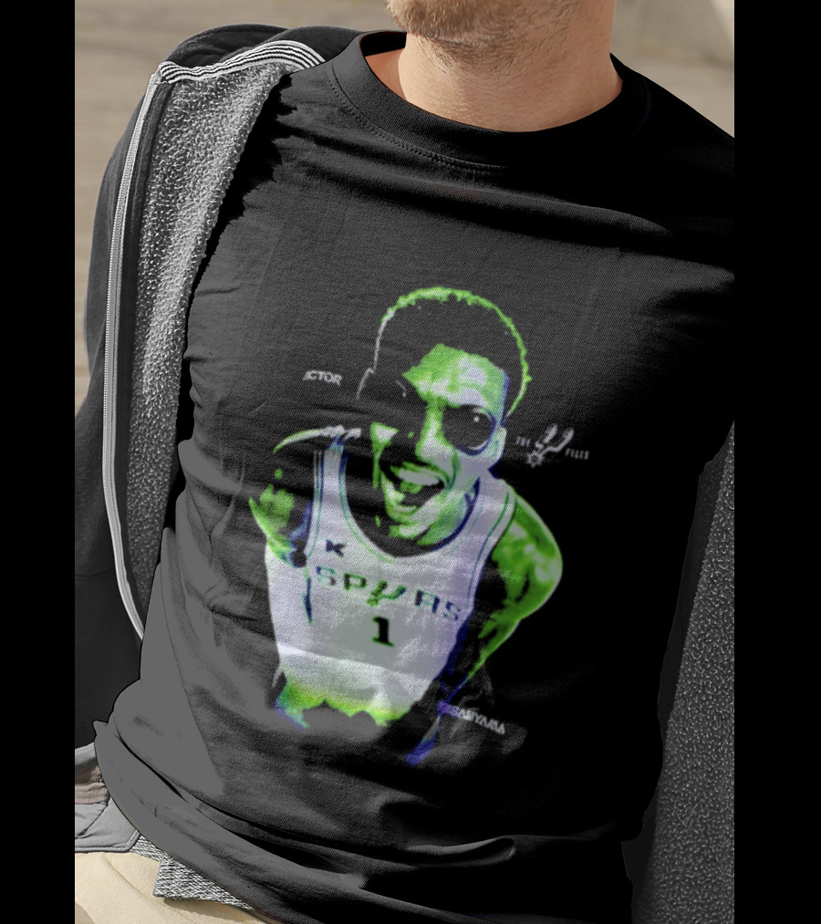 The Alien Victor Wembanyama Spurs X Files Mashup Paranormal Basketball T-Shirt