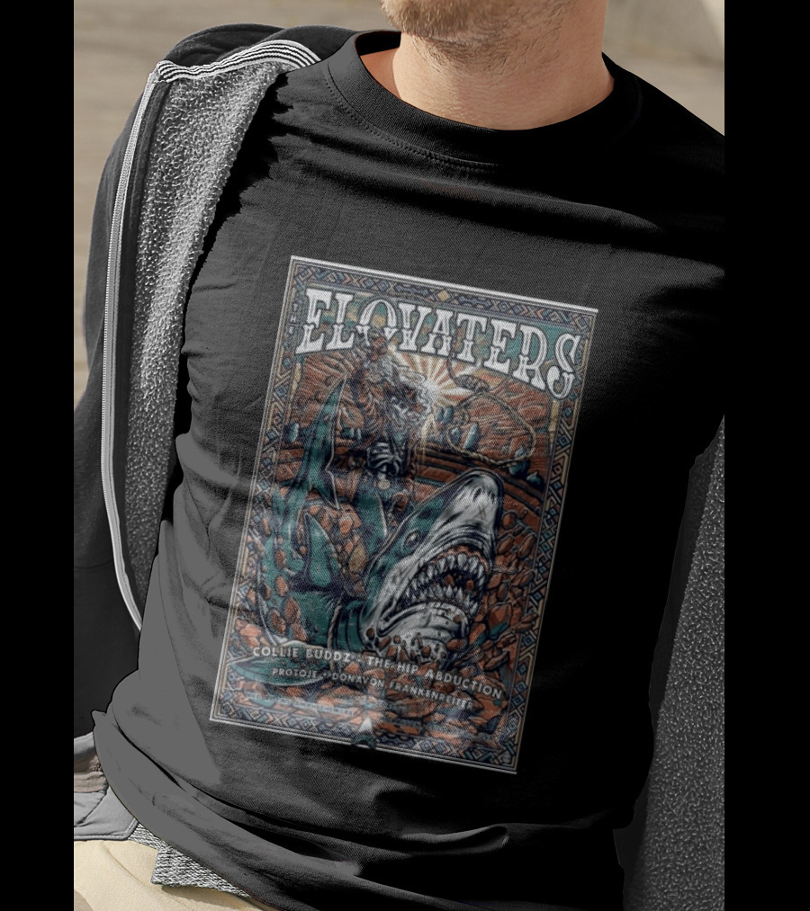 The Elovaters Red Rocks Amphitheatre 5 17 2026 Collie Buddz The Hip Abduction Protoje Donavon Frankenreiter T-Shirt