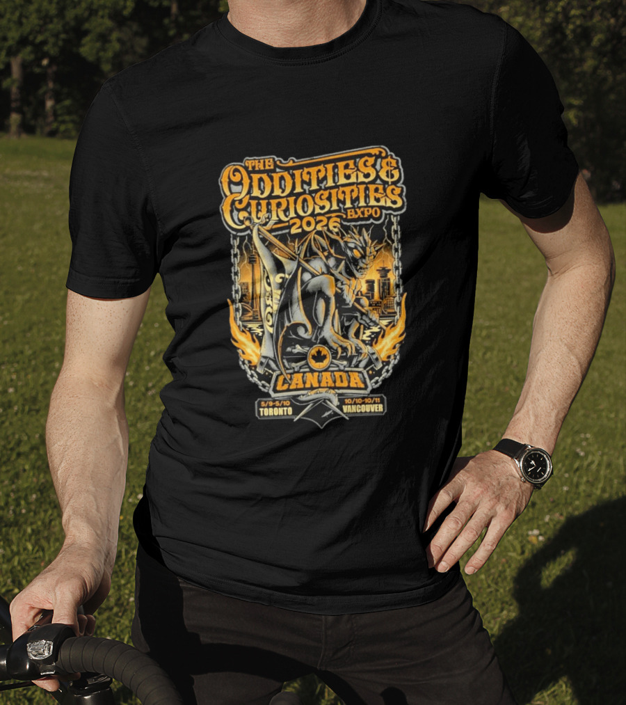The Oddities & Curiosities Expo 2026 Canada Toronto Vancouver Gargoyle T-Shirt