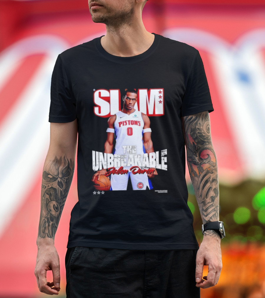 SLAM Jalen Duren Unbreakable Detroit Pistons 260 T-Shirt