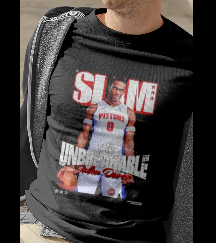 SLAM Jalen Duren Unbreakable Detroit Pistons 260 T-Shirt
