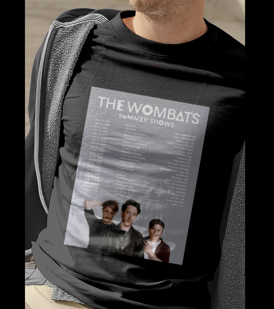 The Wombats Summer Shows 2026 Tour Dates And Locations T-Shirt