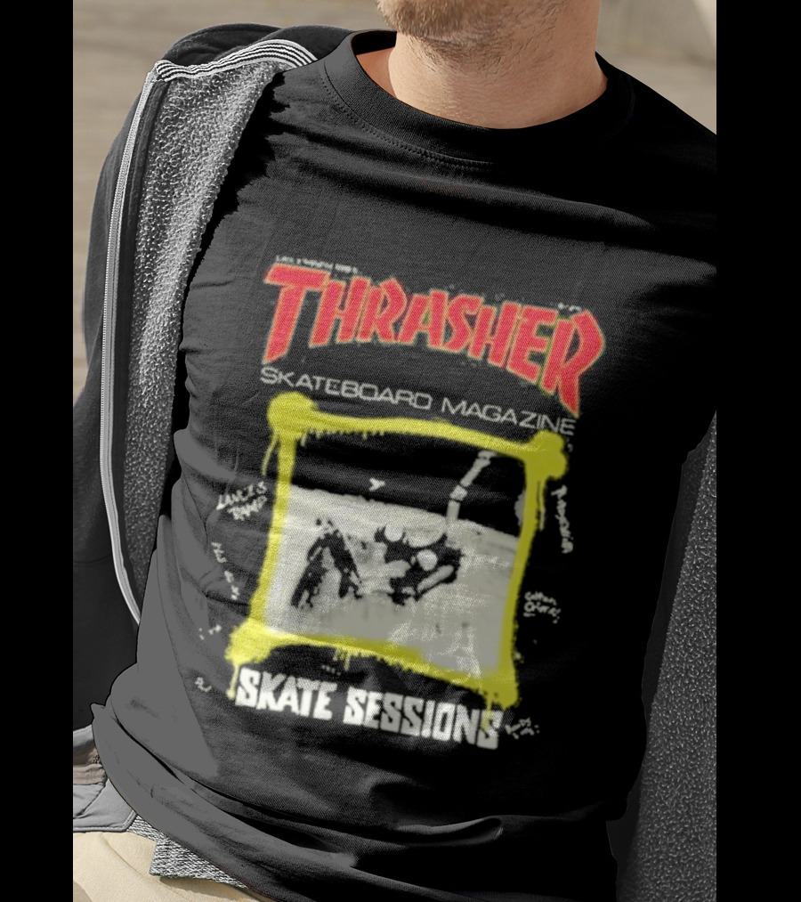 Thrasher Skateboard Magazine December 1983 Skate Sessions T-Shirt