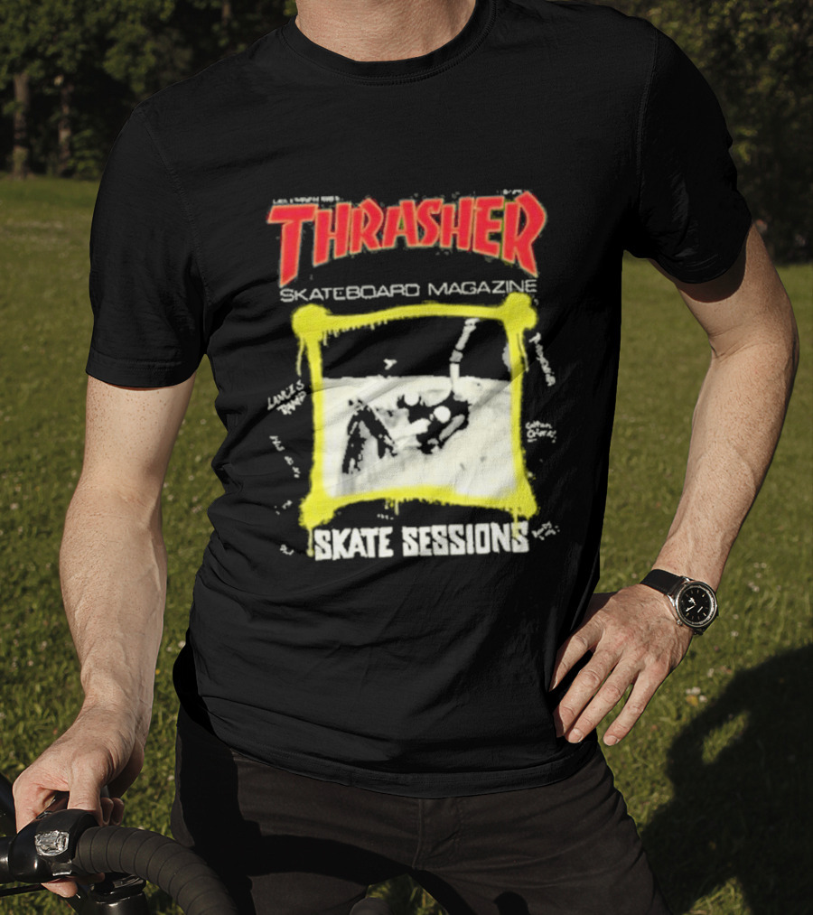 Thrasher Skateboard Magazine December 1983 Skate Sessions T-Shirt