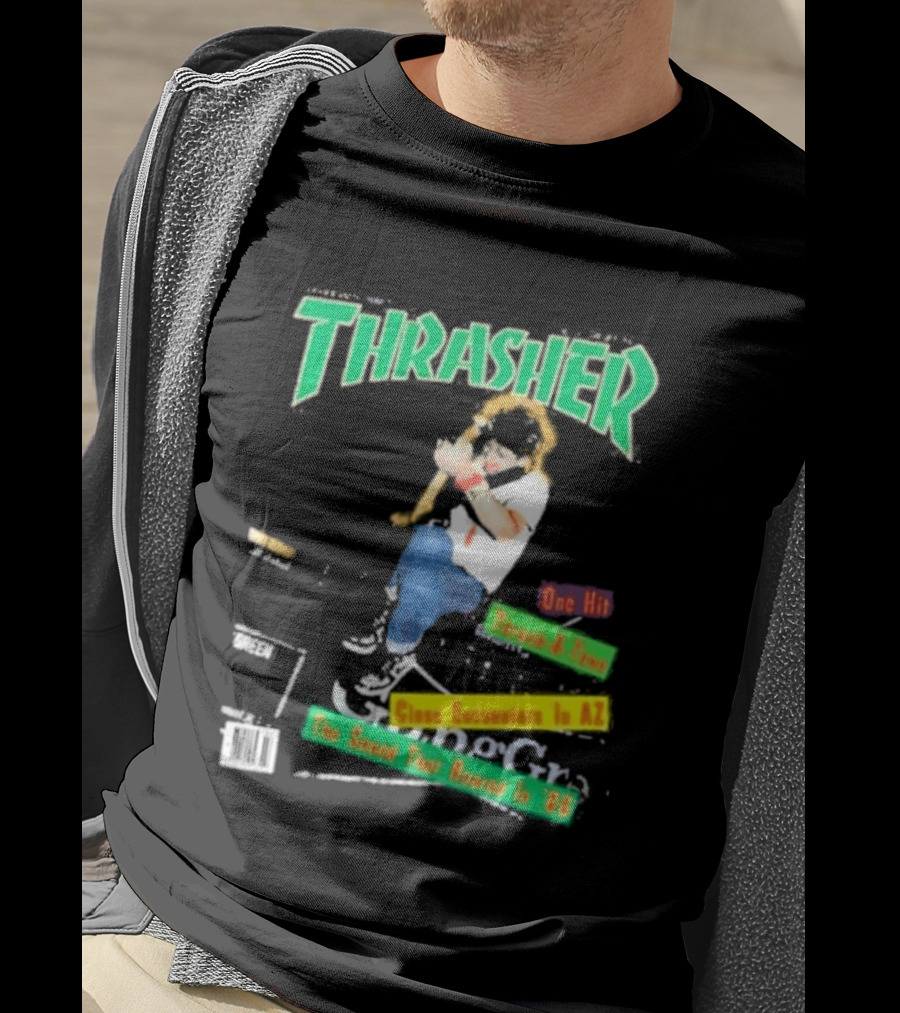 Thrasher Magazine February 1987 Pushead J Sam Somewhere In AZ The Sound You Heard In 86 T-Shirt