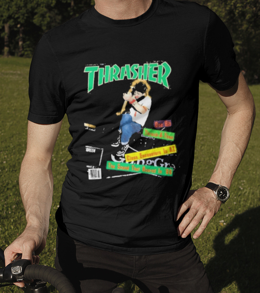 Thrasher Magazine February 1987 Pushead J Sam Somewhere In AZ The Sound You Heard In 86 T-Shirt