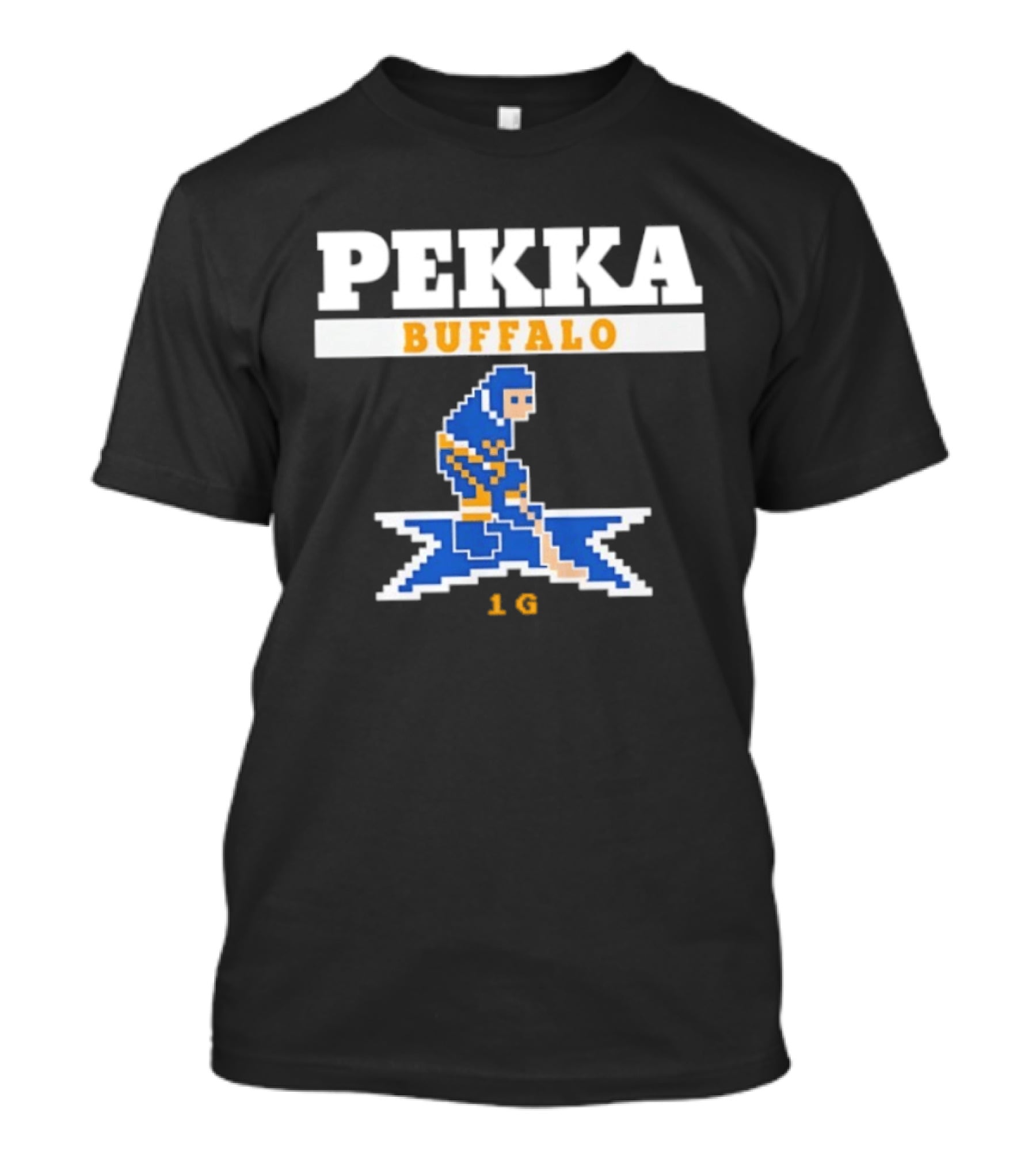 Pekka Buffalo Sabres 16 Hockey Pixelated Player T-Shirt