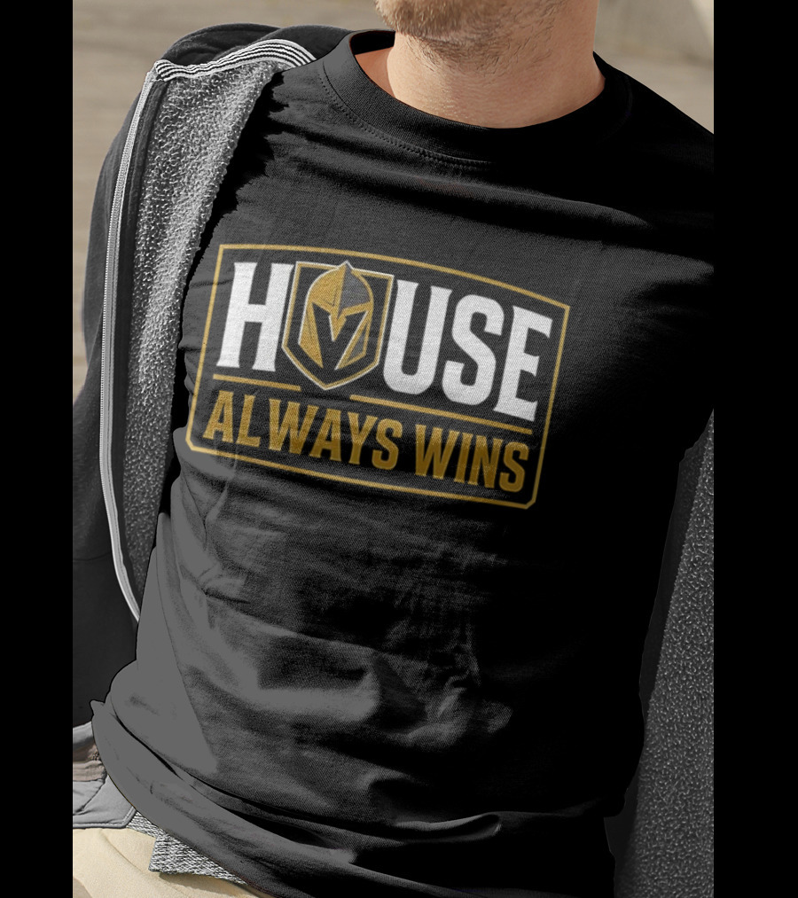 Vegas Golden Knights House Always Wins Team Spirit Fan Gear T-Shirt