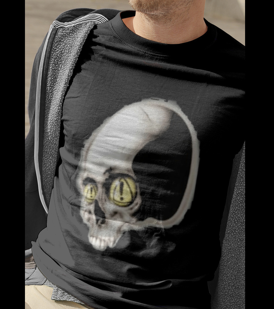 Yeat Dangerous Summer Skull Graphic With Distorted 3D Effect T-Shirt