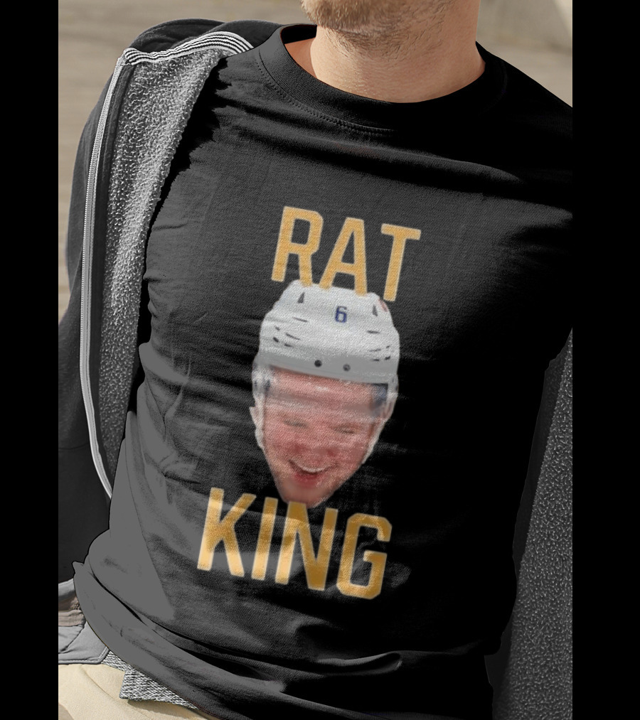 Zach Benson Rat King Head Sabres Number 6 T-Shirt