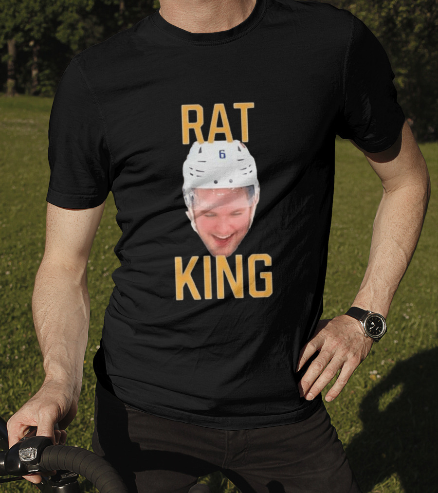Zach Benson Rat King Head Sabres Number 6 T-Shirt