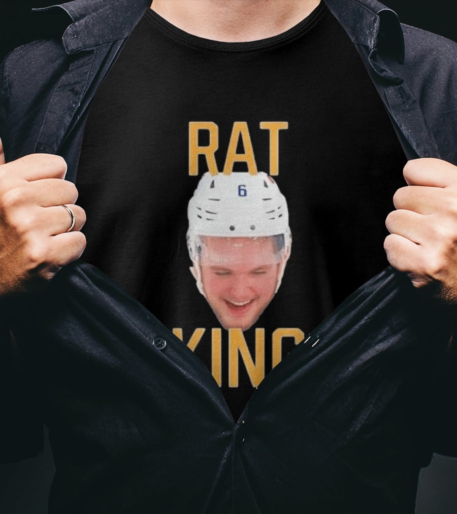 Zach Benson Rat King Head Sabres Number 6 T-Shirt