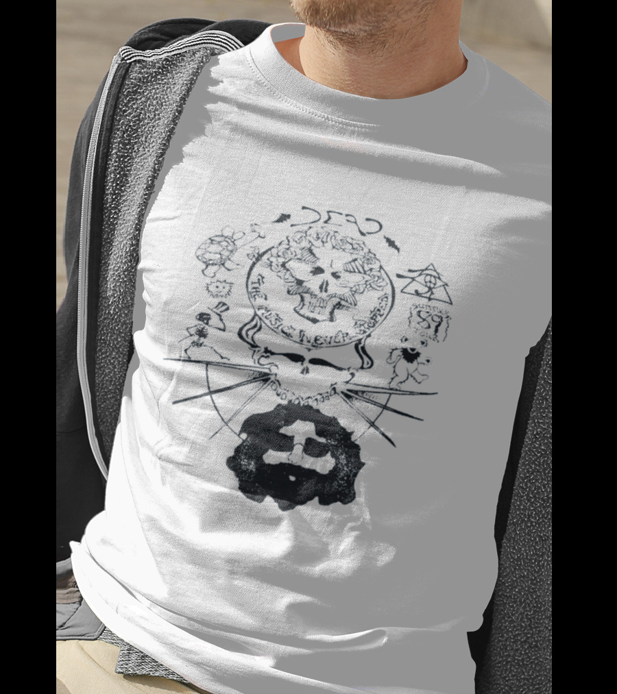 Grateful Dead Summer 1989 Concert Tour The Music Never Stopped Rare 80s T-Shirt