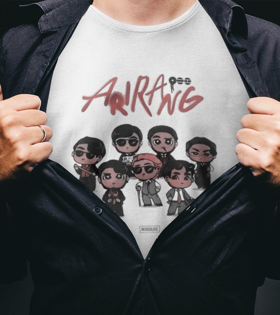 BTS Arirang Chibi 2.0 Collectible Band Figures T-Shirt