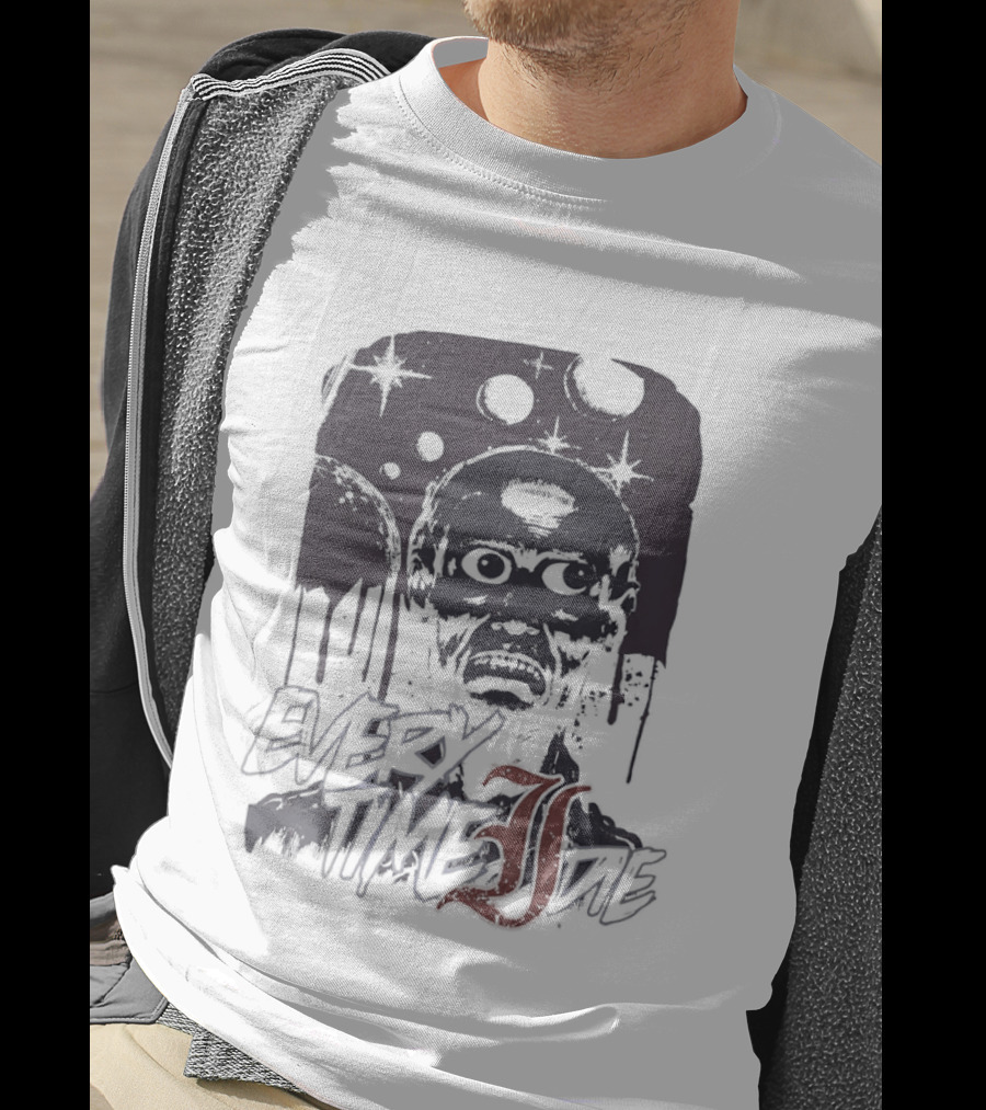 Every Time I Die Zombie Skull Dripping Paint Horror T-Shirt