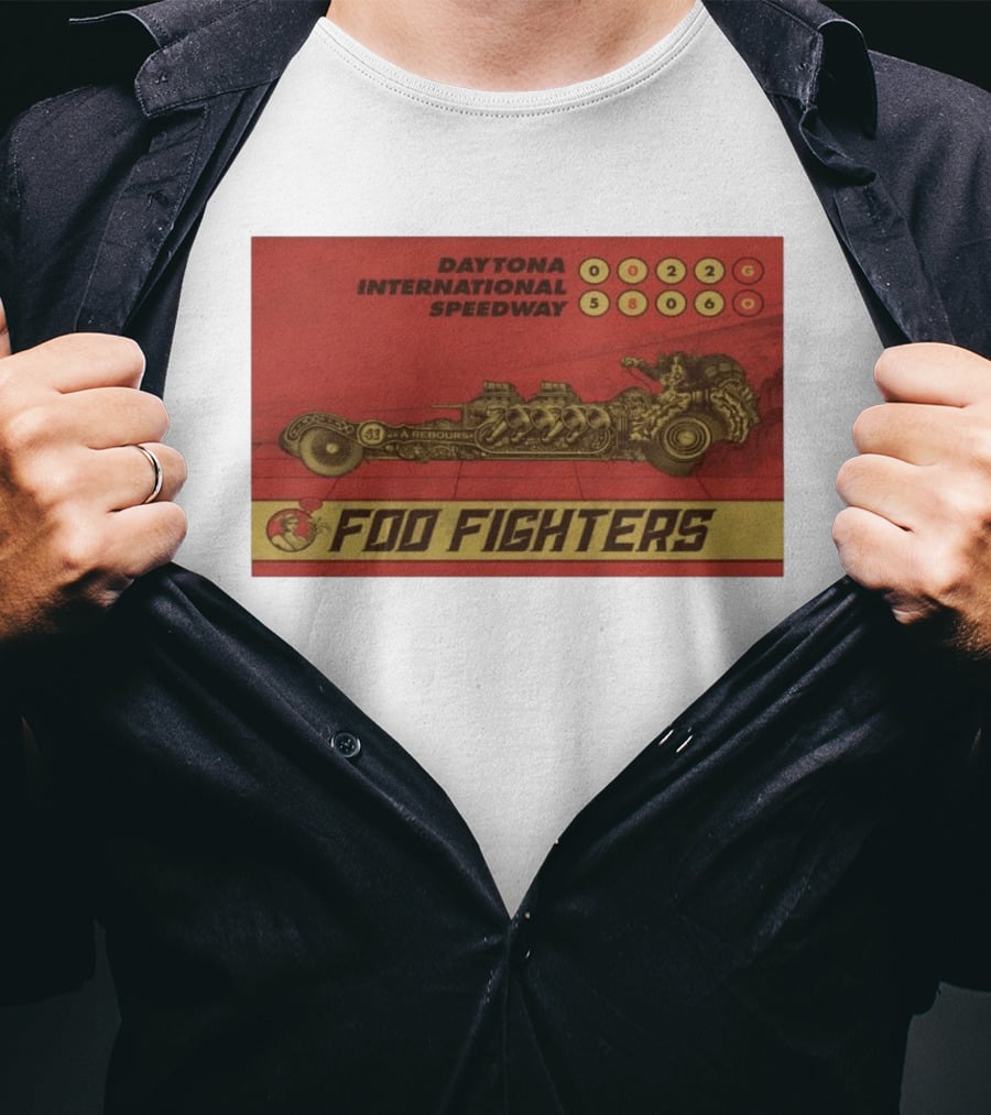 Foo Fighters Daytona International Speedway May 8 2026 Event T-Shirt