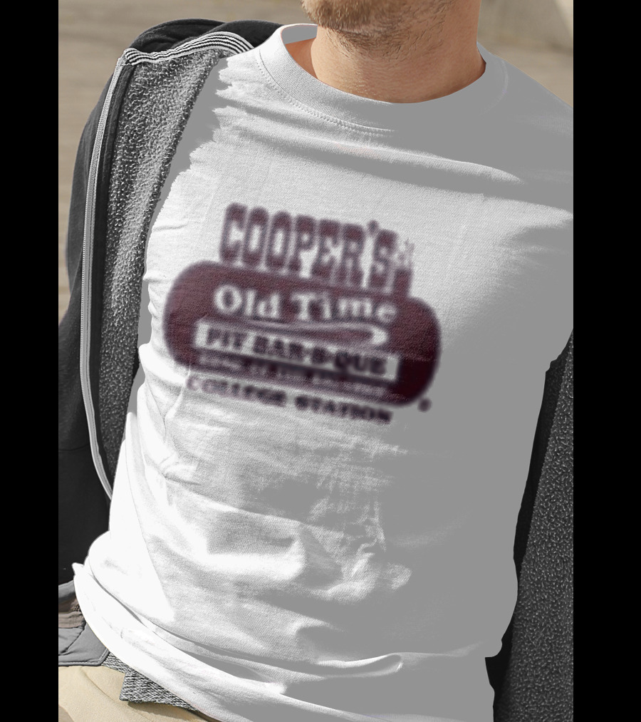 Cooper's Old Time Pit Bar B Que Home Of The Big Chop College Station Texas T-Shirt