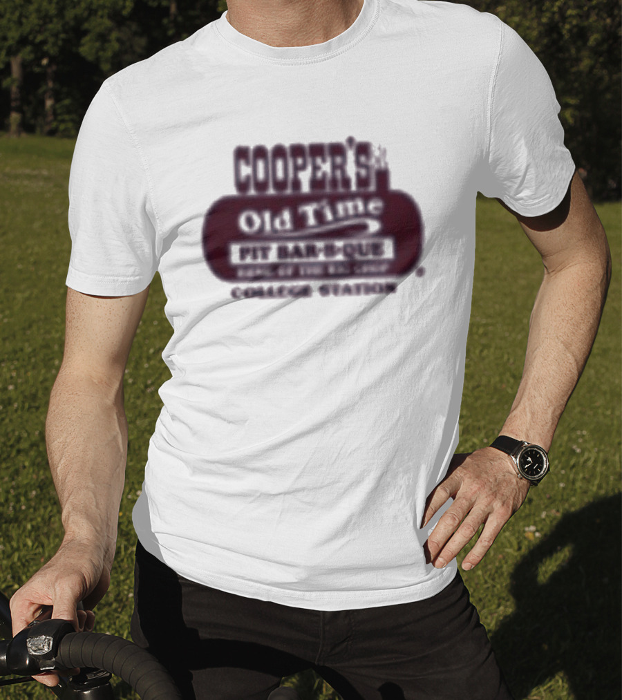 Cooper's Old Time Pit Bar B Que Home Of The Big Chop College Station Texas T-Shirt