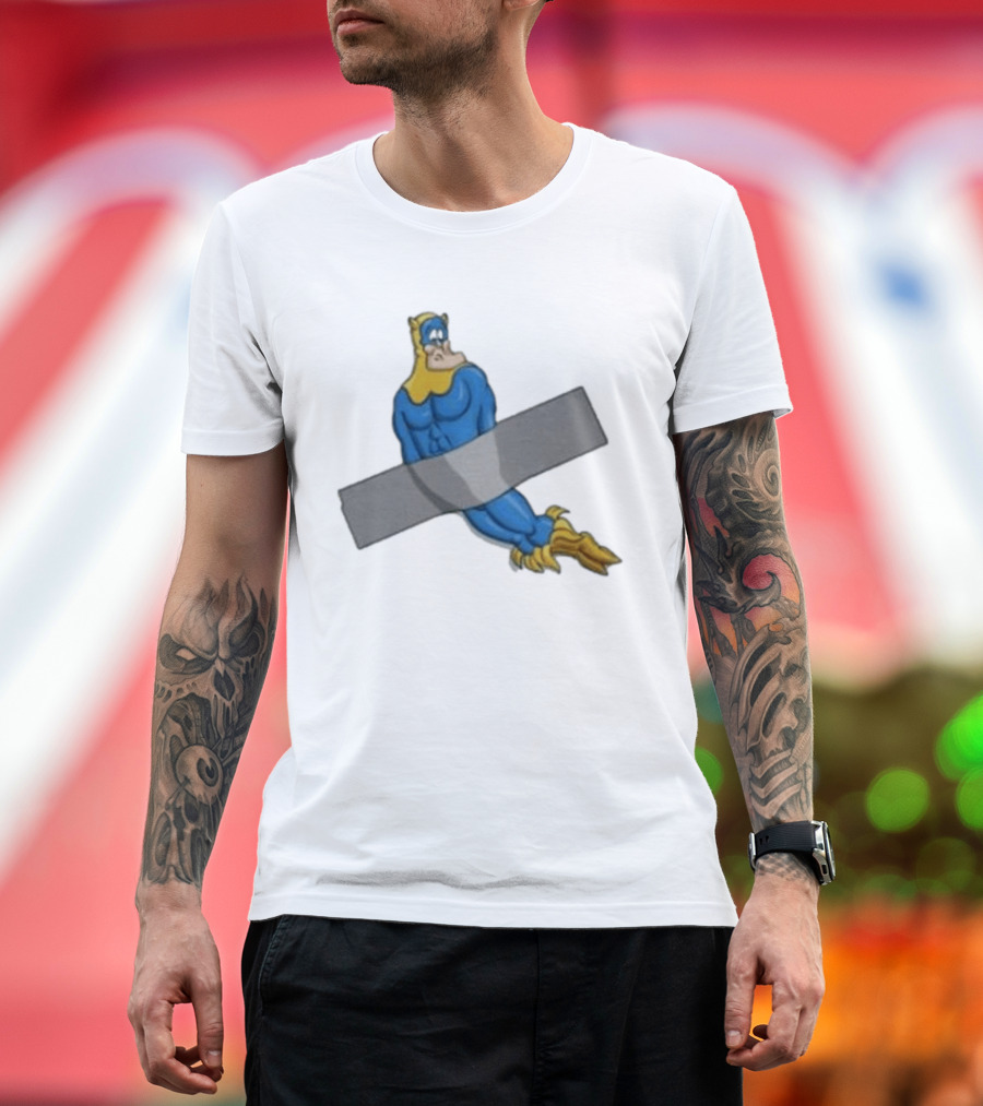 Jim'll Paint It Captain Hero Duct Tape T-Shirt