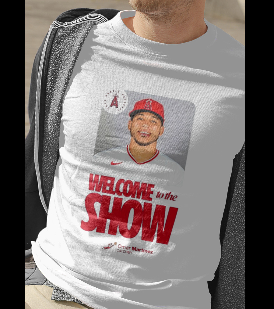 Los Angeles Angels Juan Lagares Welcome To The Show MLB Baseball T-Shirt