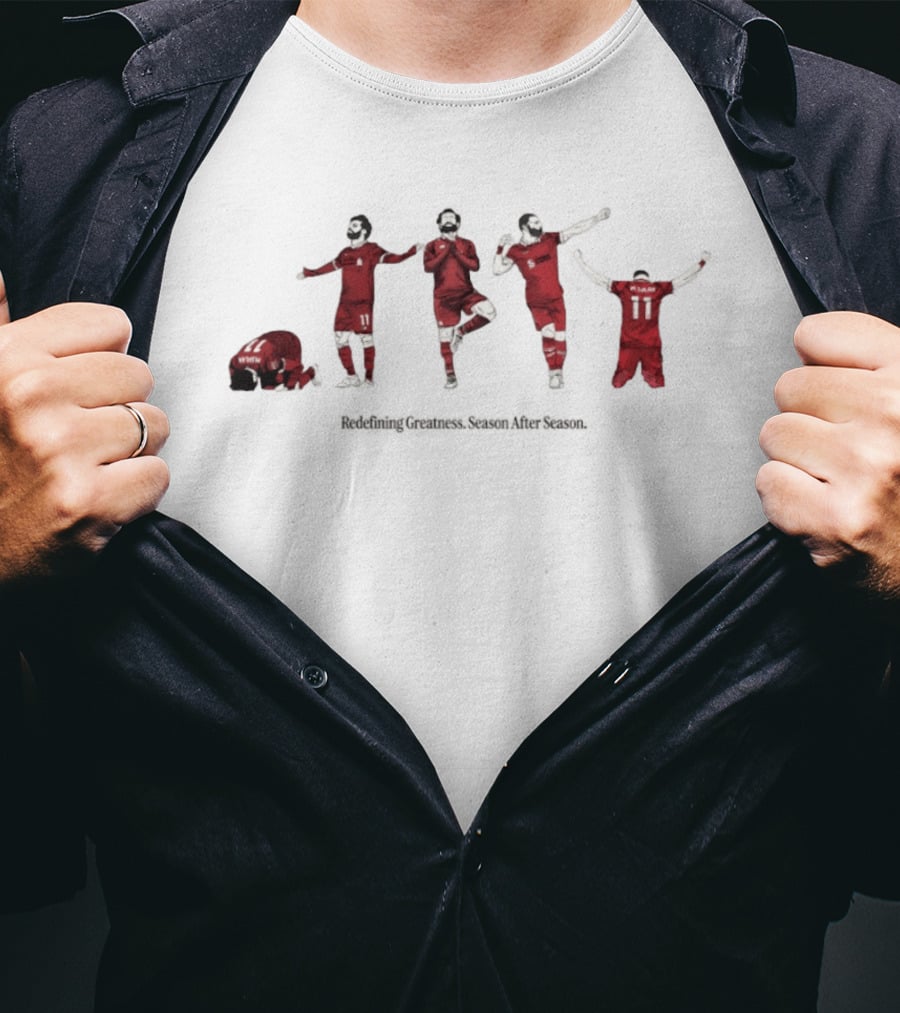 Mohamed Salah Liverpool FC Season After Season Greatness T-Shirt