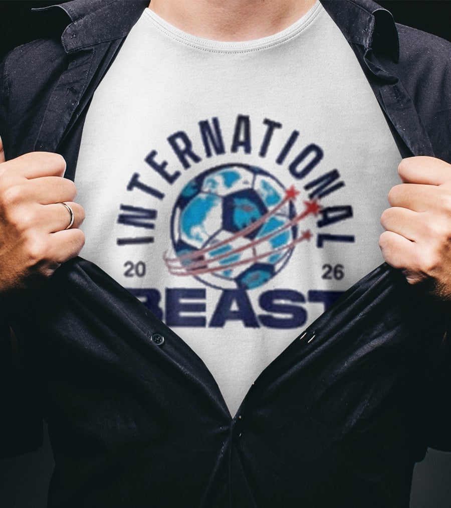 International Beast Soccer 2026 Logo Mr Beast T-Shirt