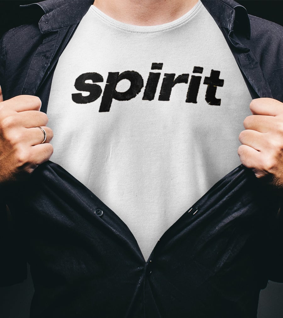 Spirit Airlines Black Text Hat Cap T-Shirt