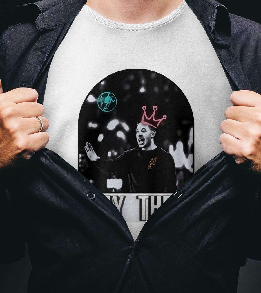 Stay There King Mitch Johnson San Antonio Spurs Coach NBA T-Shirt