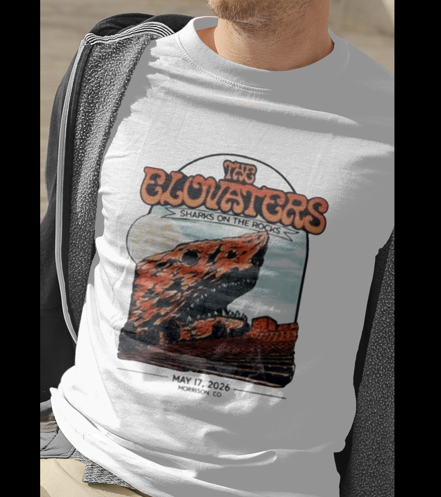 The Elovaters Sharks On The Rocks Red Rocks Amphitheatre 5 17 26 T-Shirt